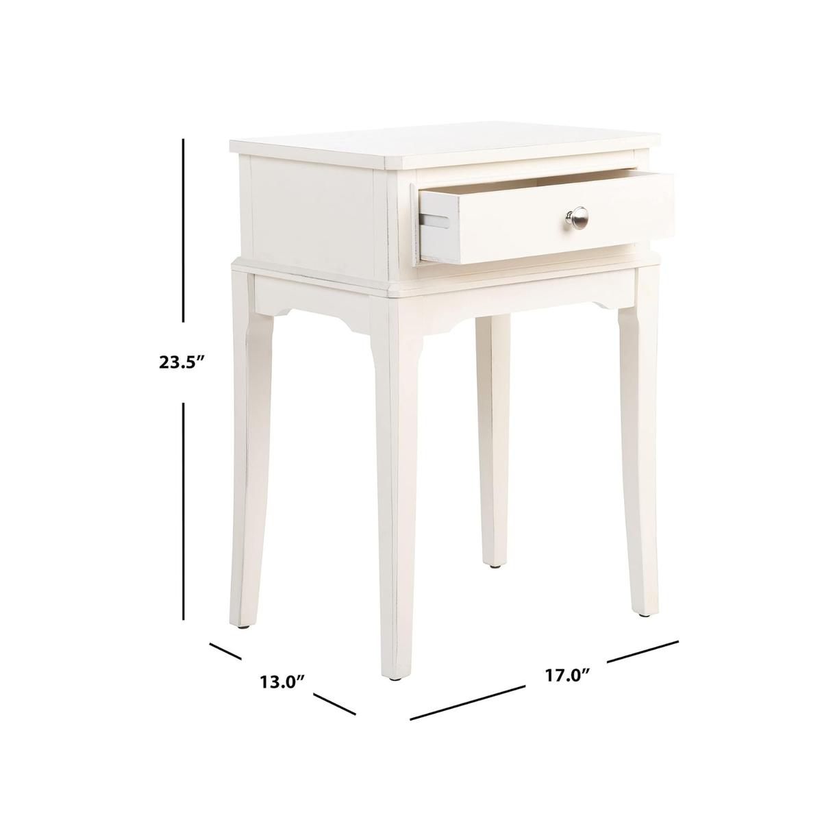 Emma Side Table in Ivory