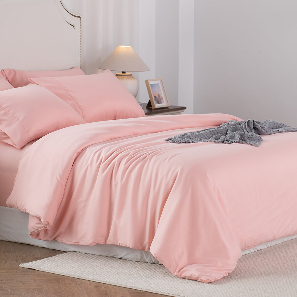 Lightweight Duvet Cover Set with Shams