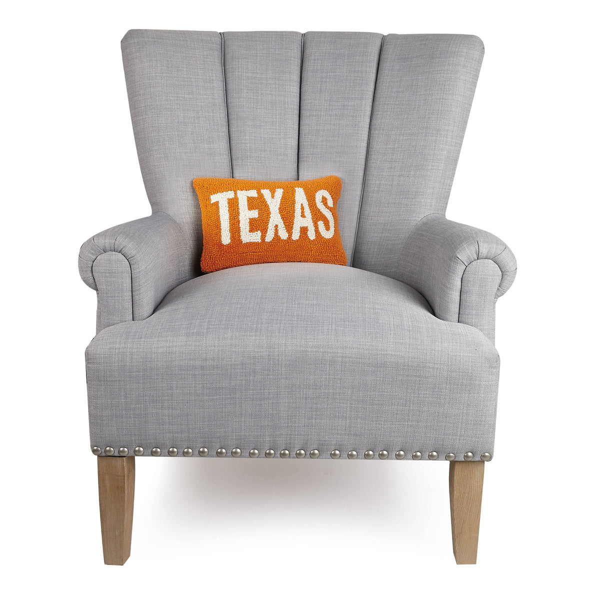 Texas Orange/White Hook Pillow