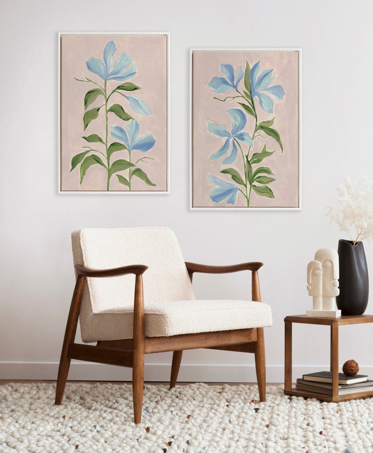 Elegant Spring Framed Canvas Set