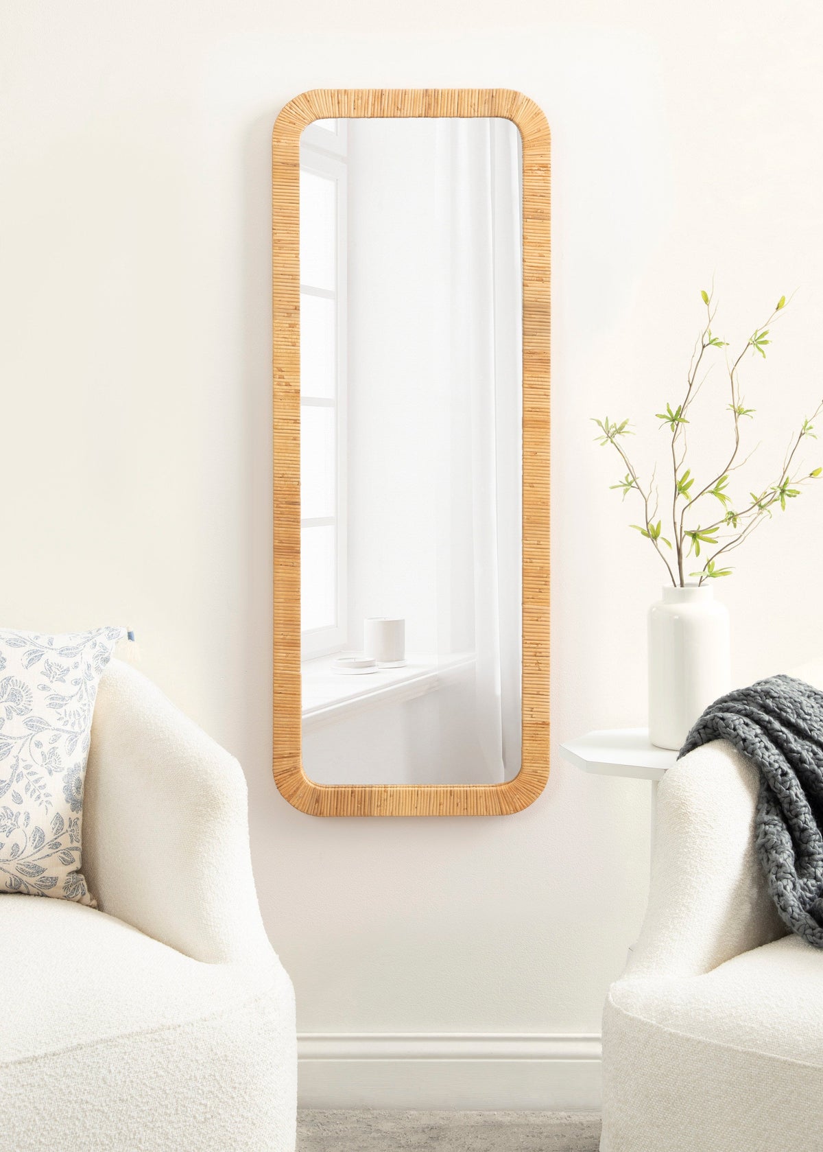 Raffy Rectangle Framed Wall Mirror