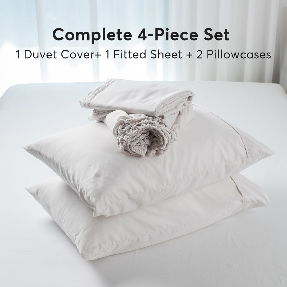 Lightweight Duvet Cover Set with Shams