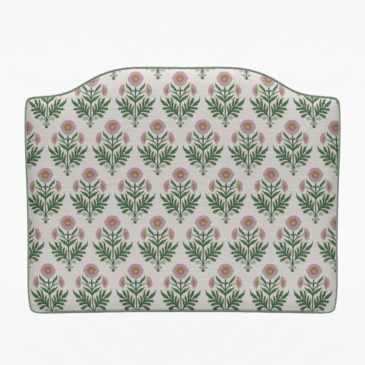 Dorm Headboard | Dandelion Block Print in Pink