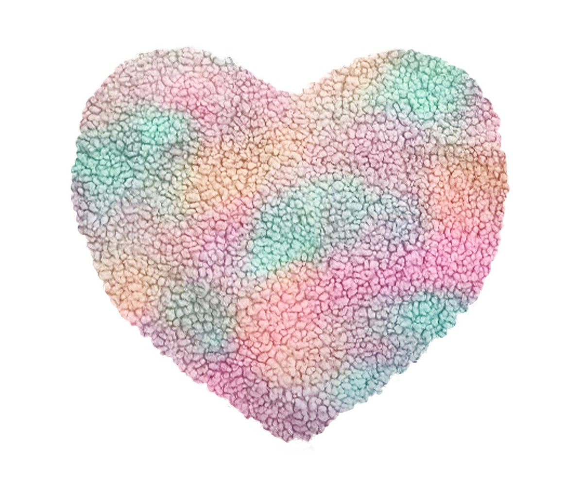 Heartwarming Pillow in Sherpa Multi