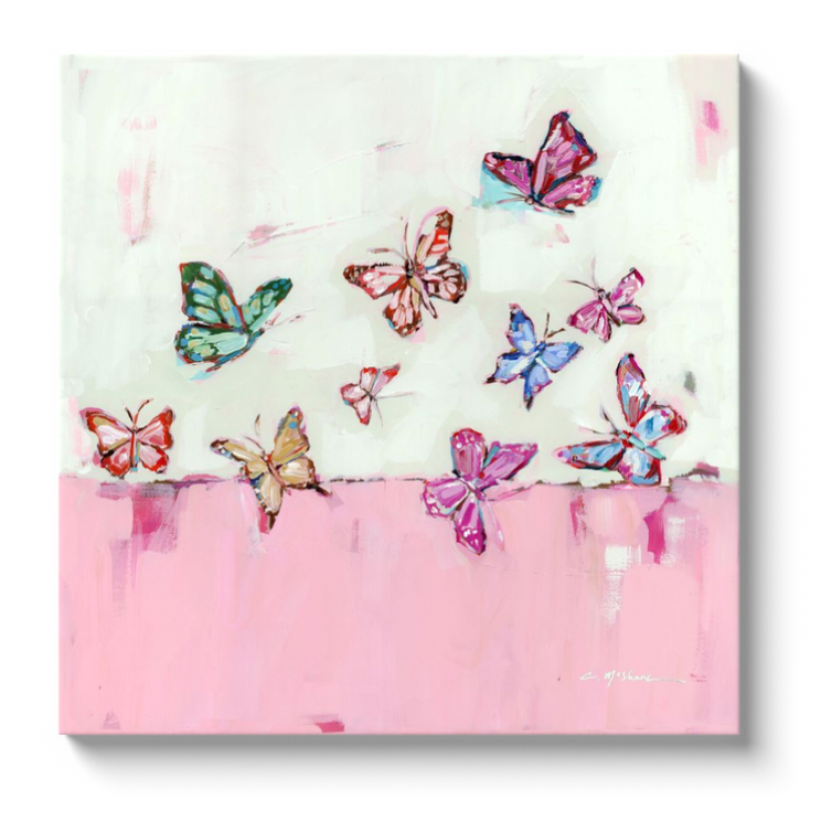 Butterfly Wishes on Canvas