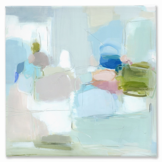"Breaking Even" canvas