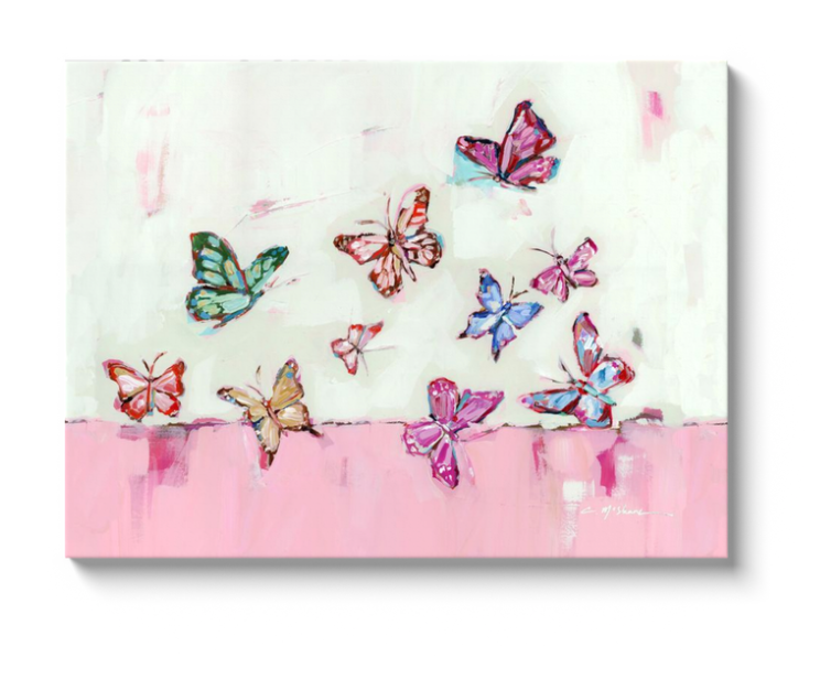 Butterfly Wishes on Canvas