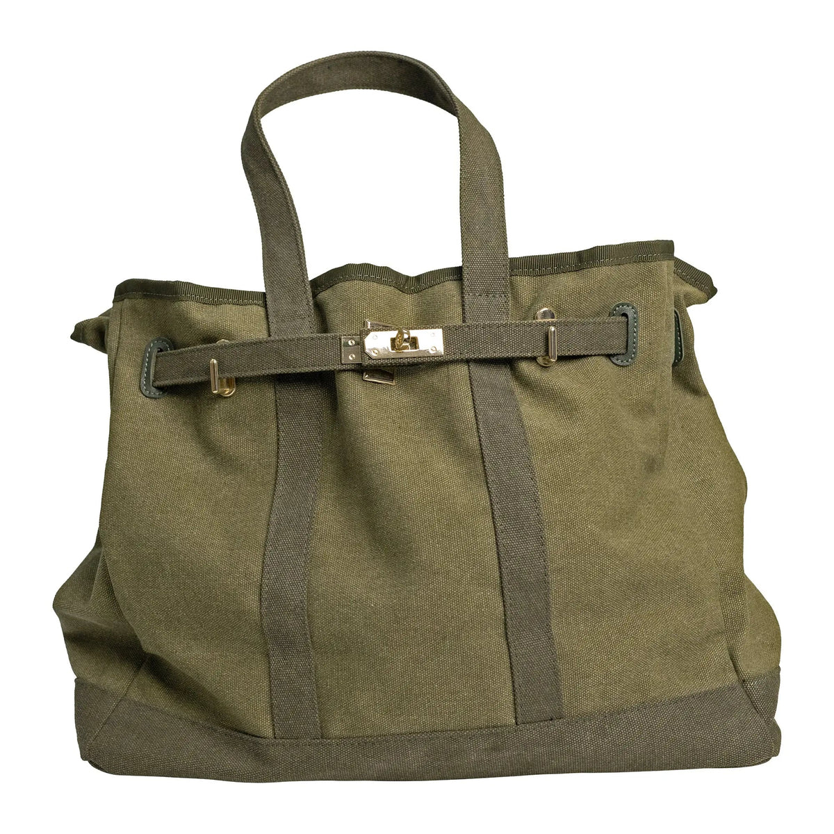 Barnkin Canvas Tote in Olive