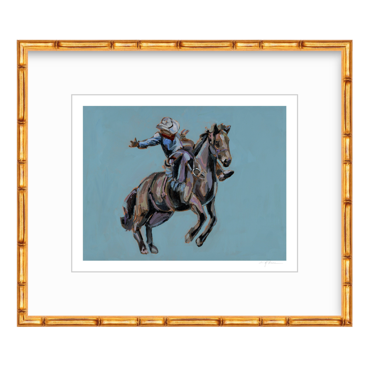 Rodeo Cowboy Fine Art Print