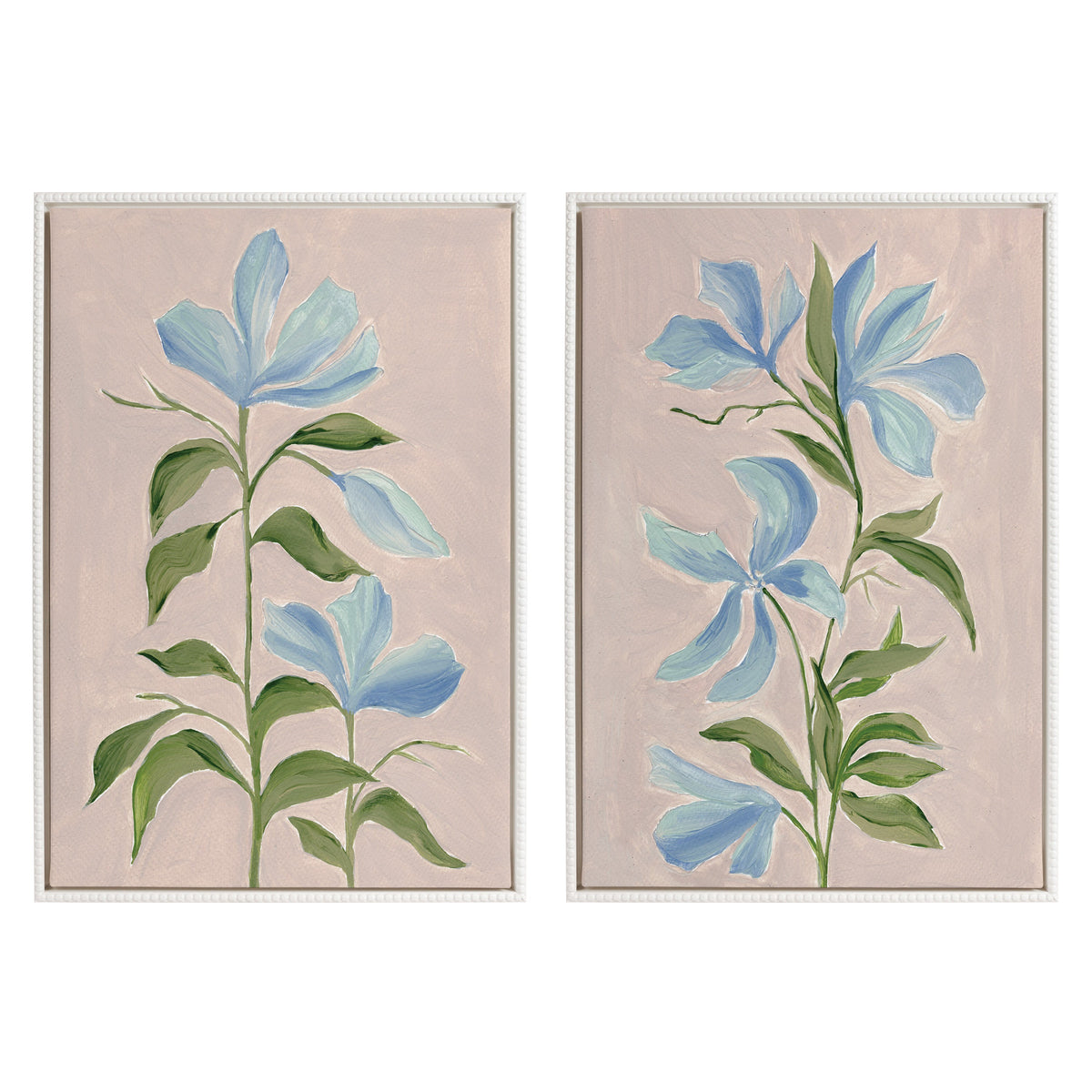 Elegant Spring Framed Canvas Set