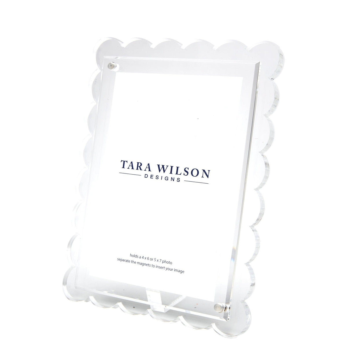 Clear Acrylic Scallop Frame