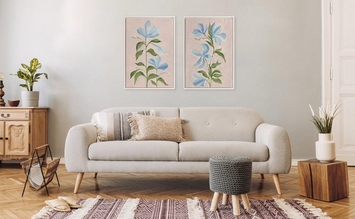 Elegant Spring Framed Canvas Set