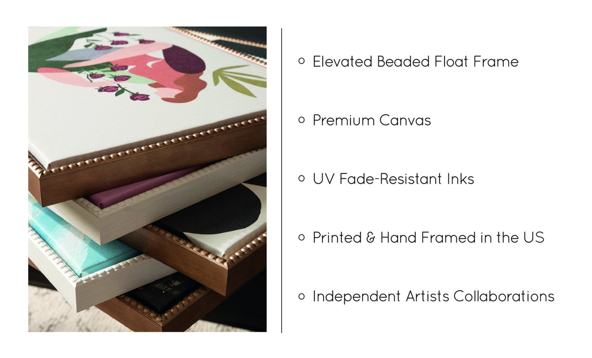 Elegant Spring Framed Canvas Set