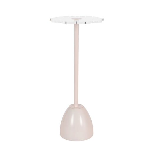 Amari Scalloped Acrylic Drink Table