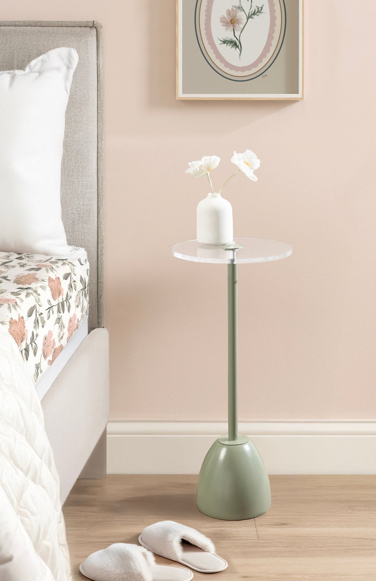 Amari Round Acrylic Drink Table