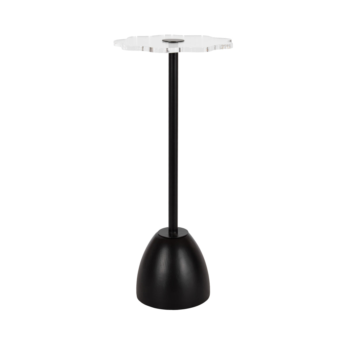 Amari Scalloped Acrylic Drink Table
