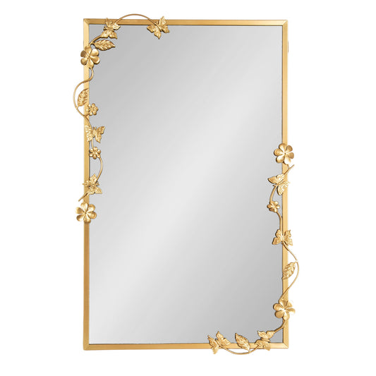 Rosella Floral Rectangular Mirror